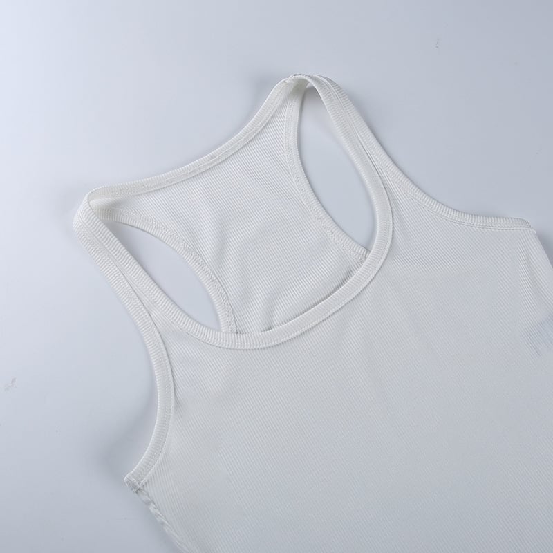 Sleeveless Knit Bodycon Halter Top