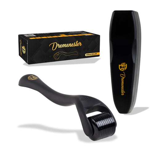 0.25mm Derma Roller 540 Microneedles | At-Home Microneedling Tool with Case