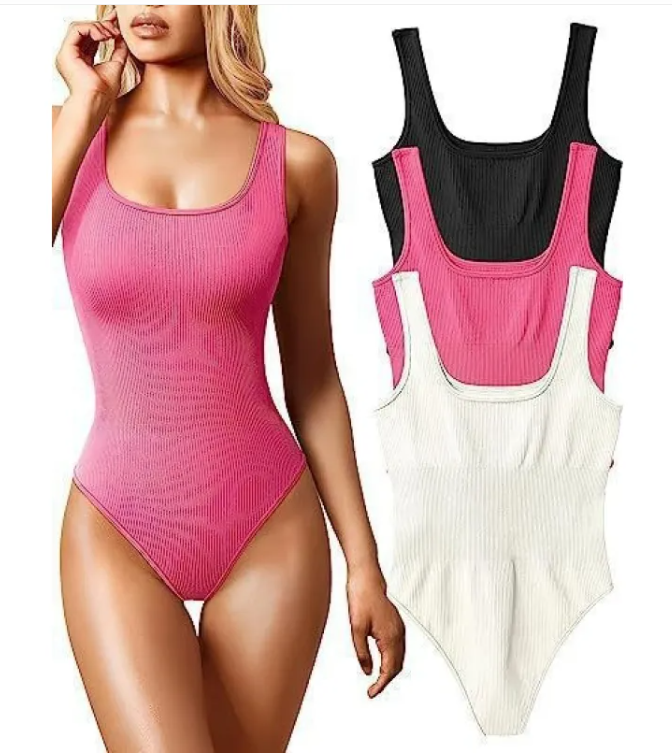 Women's U-Neck Sleeveless Bodycon